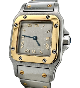 Cartier Santos Galbée – פלדה וזהב | אייקון עיצוב על־זמני