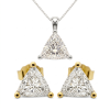 Modern Gold Diamonds Earrings