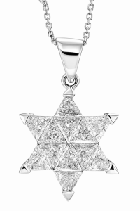 Modern Gold Diamonds Necklace