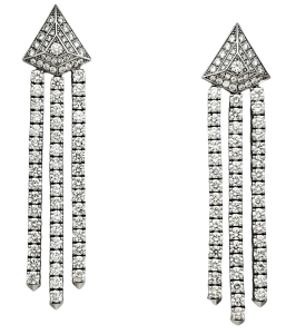 עגילי PIAGET זהב 18 קרט ו4.30 קרט יהלומים – תנועה, אור ואלגנטיות על־זמנית