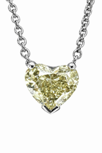 Modern 14K White Gold Diamonds Necklace