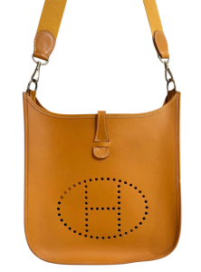 HERMÈS Bag Evelyne Sellier TPM HERMÈS, Leather Epsom