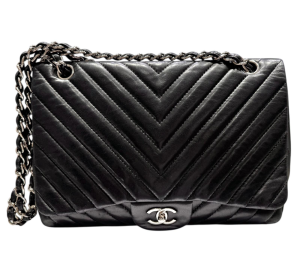 CHANEL Pre-Owned Maxi Classic Chevron Flap bag