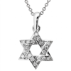 Modern 18K Gold Diamonds Pendant Necklace