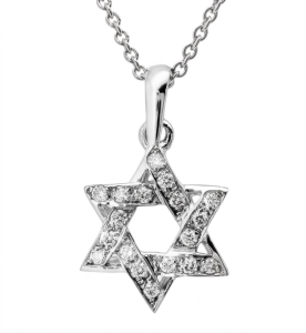 שרשרת ותליון זהב 18K בשילוב יהלומים לבנים  מנצנצים וקלאסיםי
