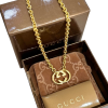 GUCCI Gold-Tone Necklace and Pendant