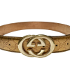 GUCCI Guccissima Leather Belt