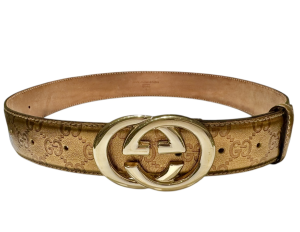 GUCCI Guccissima Leather Belt