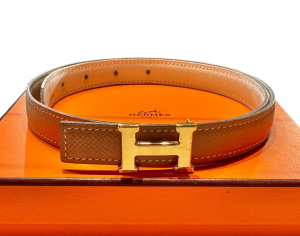 HERMÈS Leather Belt