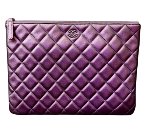 CHANEL Pre-Owned Purple clutch bag