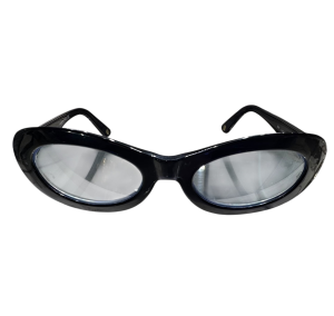 CHANEL Pre-Owned Dark blue optical glasses with gold logo