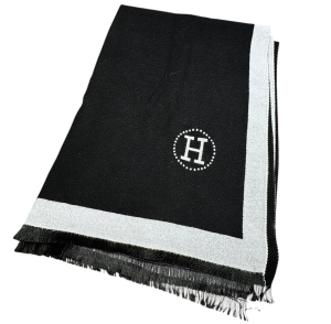 HERMÈS Cashmere and Merino Wool Throw Blanket