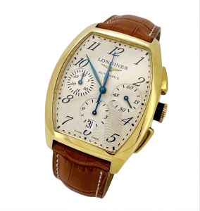 Longines לונג'ין Evidenza כרונוגרף אוטומטי | K18 | רפרנס L2.643.6.73.2