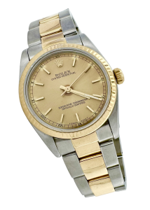 Rolex Oyster Perpetual – פלדה וזהב 750 | קלאסיקה שווייצרית על־זמנית